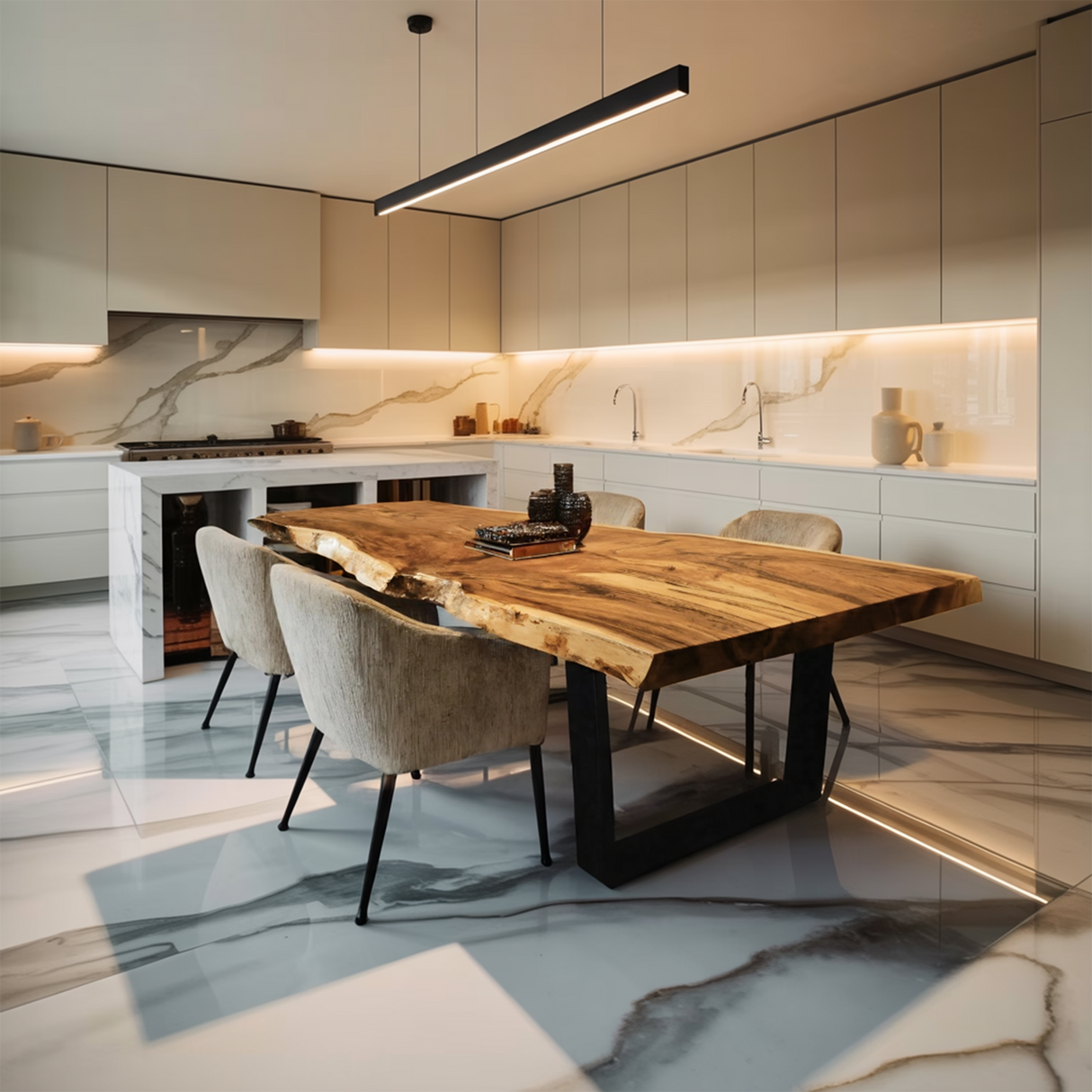 Dining Room Handcrafted Solid Wood Dining Table Artisan