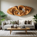 Modern Organic Sculptural Wall Art For Living Room