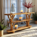 Modern Live Edge Entryway Table For Furniture Decor Holiday Gift Decoration