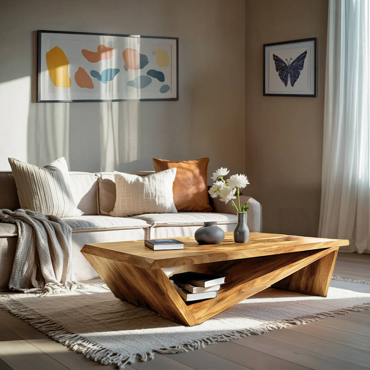 Contemporary Handmade Coffee Table For Home Interiors
