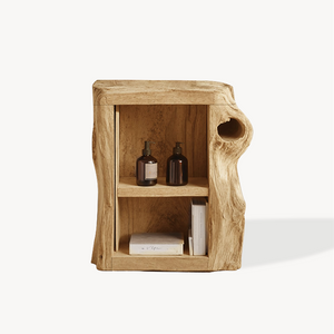 Handcrafted Live Edge Nightstand For Elegant Bedroom