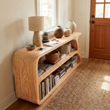 Minimalist Wooden Console Table For Living Room Display