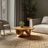 Handcrafted Coffee Table Flow Legs For Living Room Decor