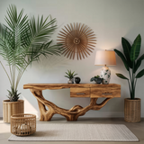 Rustic Wooden Console Table For Furniture Decor Vintage Farmhouse