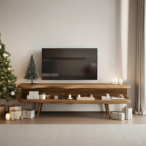Modern Wooden TV Console For Holiday Living Room Furniture Decor