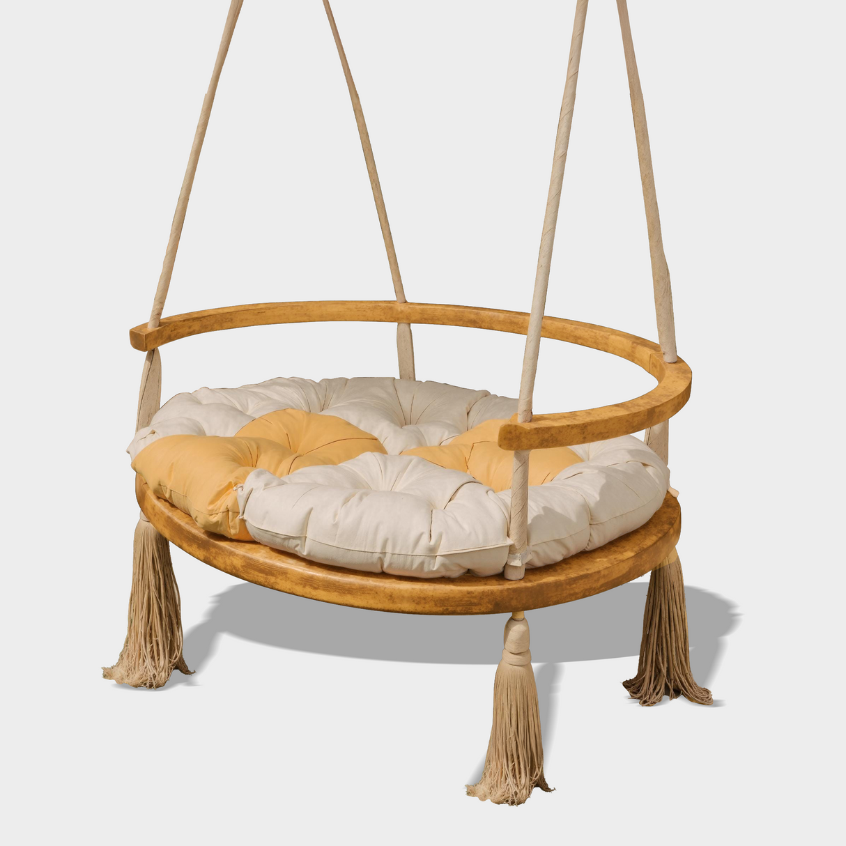 Boho Round Swing Chair For Porch Or Garden