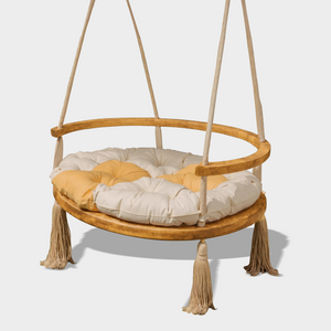 Boho Round Swing Chair For Porch Or Garden
