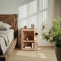 Handcrafted Live Edge Nightstand For Elegant Bedroom