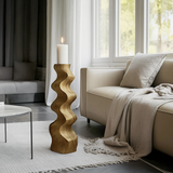 Handcrafted Candle Stand For Furniture Accent Display