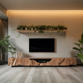 Rustic Handcrafted TV Cabinet For Home Decor