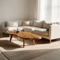Mid Century Modern Live Edge Coffee Table For Living Room Look