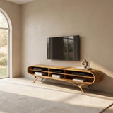 Contemporary Wooden TV Cabinet For Elegant Interior