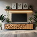 Farmhouse TV Cabinet For Cozy Living Room Design