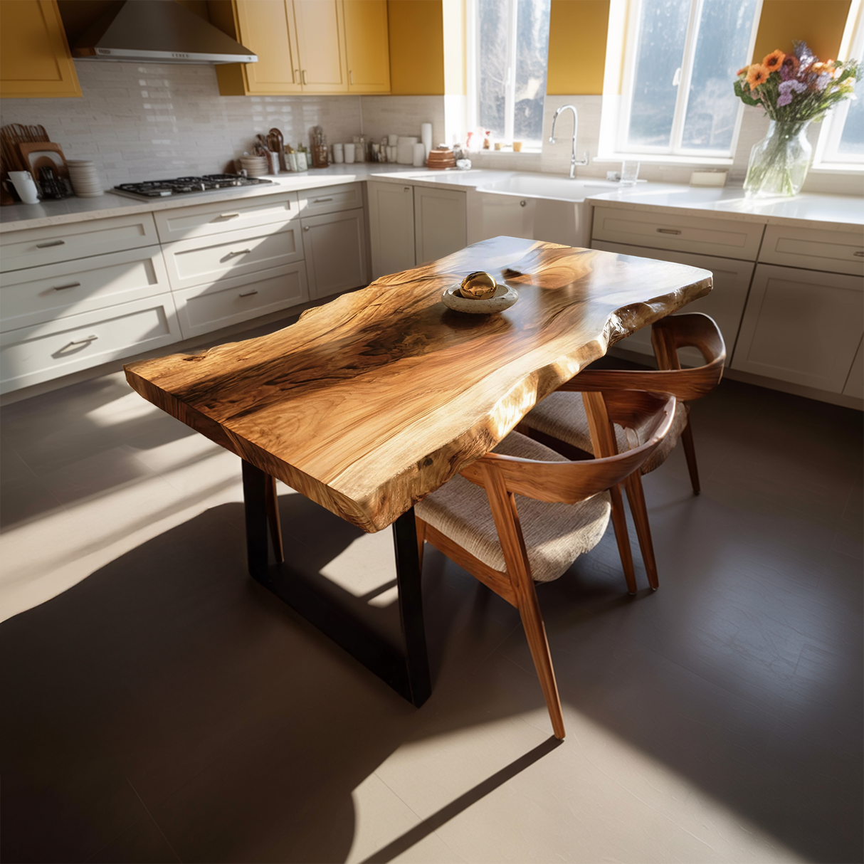 Kitchen Decor Farmhouse Solid Wood Dining Table Country