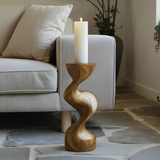 Mid Century Candle Holder For Living Room Modern Decor