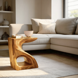 Modern Sculptural Side Table For Home Decor