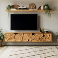 Rustic TV Cabinet For Farmhouse Living Room