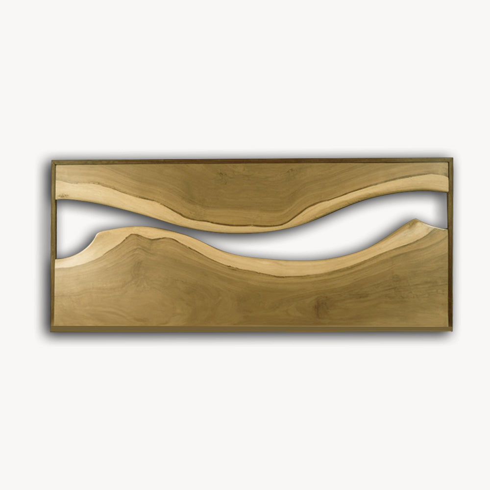 Artistic Live Edge Headboard For Bedroom Centerpiece