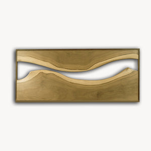 Artistic Live Edge Headboard For Bedroom Centerpiece