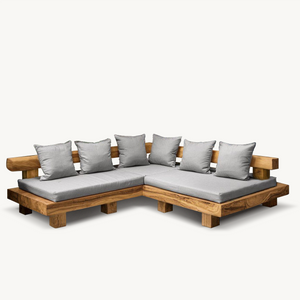 Minimalist Outdoor Sofa Set For Patio Garden And Poolside