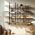 Floating Shelf In Farmhouse Style For Living Room Display