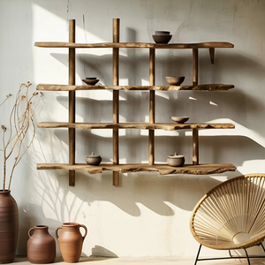 Floating Shelf In Farmhouse Style For Living Room Display