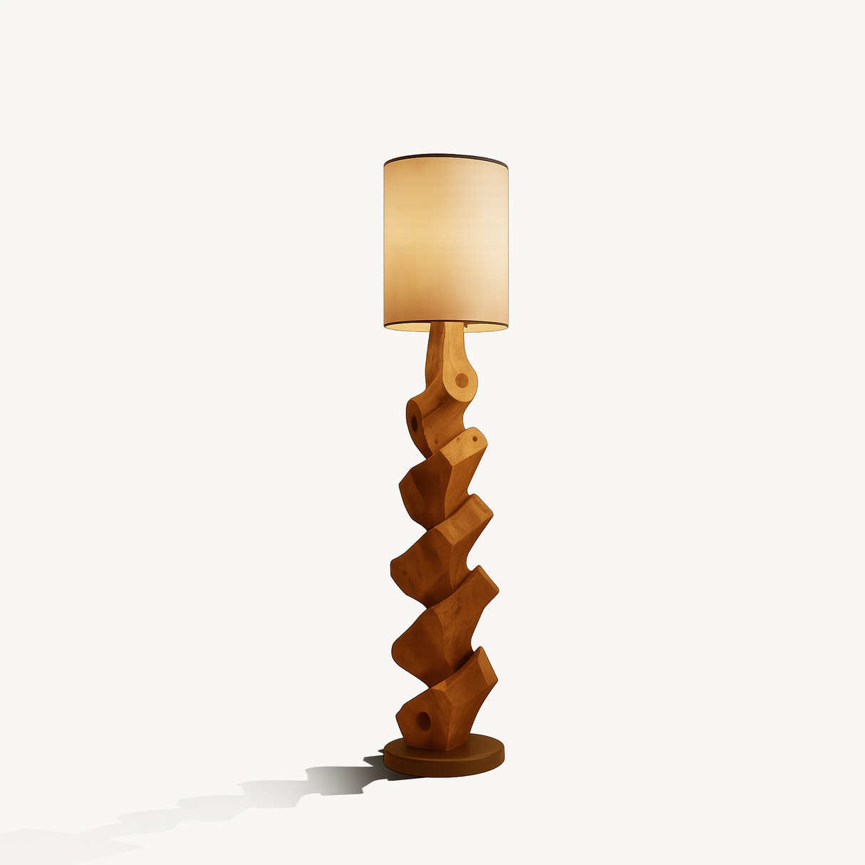 Modern Sculptural Table Lamp Set For Bedroom And Living Room