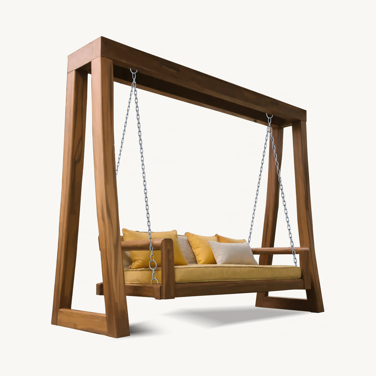 Contemporary Outdoor Swing Bench For Garden Patio Relaxation