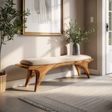 Organic Sculptural Bench For Hallway Furniture