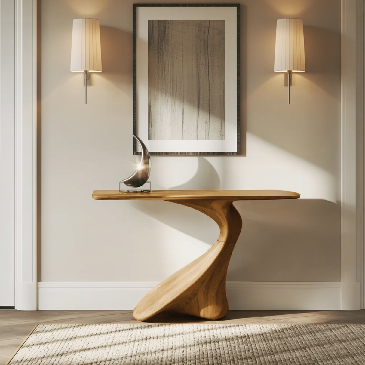 Rustic Chic Console Table Entryway Design