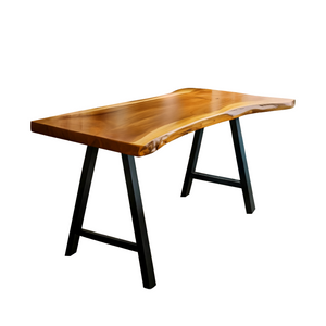 Rustic Live Edge Desk For Home Office Setup