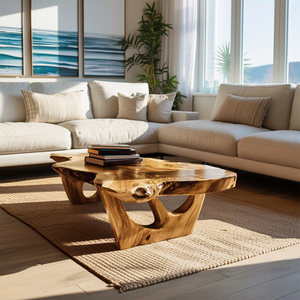 Contemporary Sculptural Coffee Table For Modern Living Room