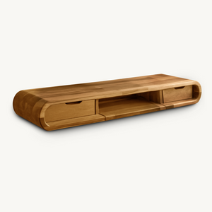 Modern Floating Wall Mounted Desk With Drawers For Bedroom And Office