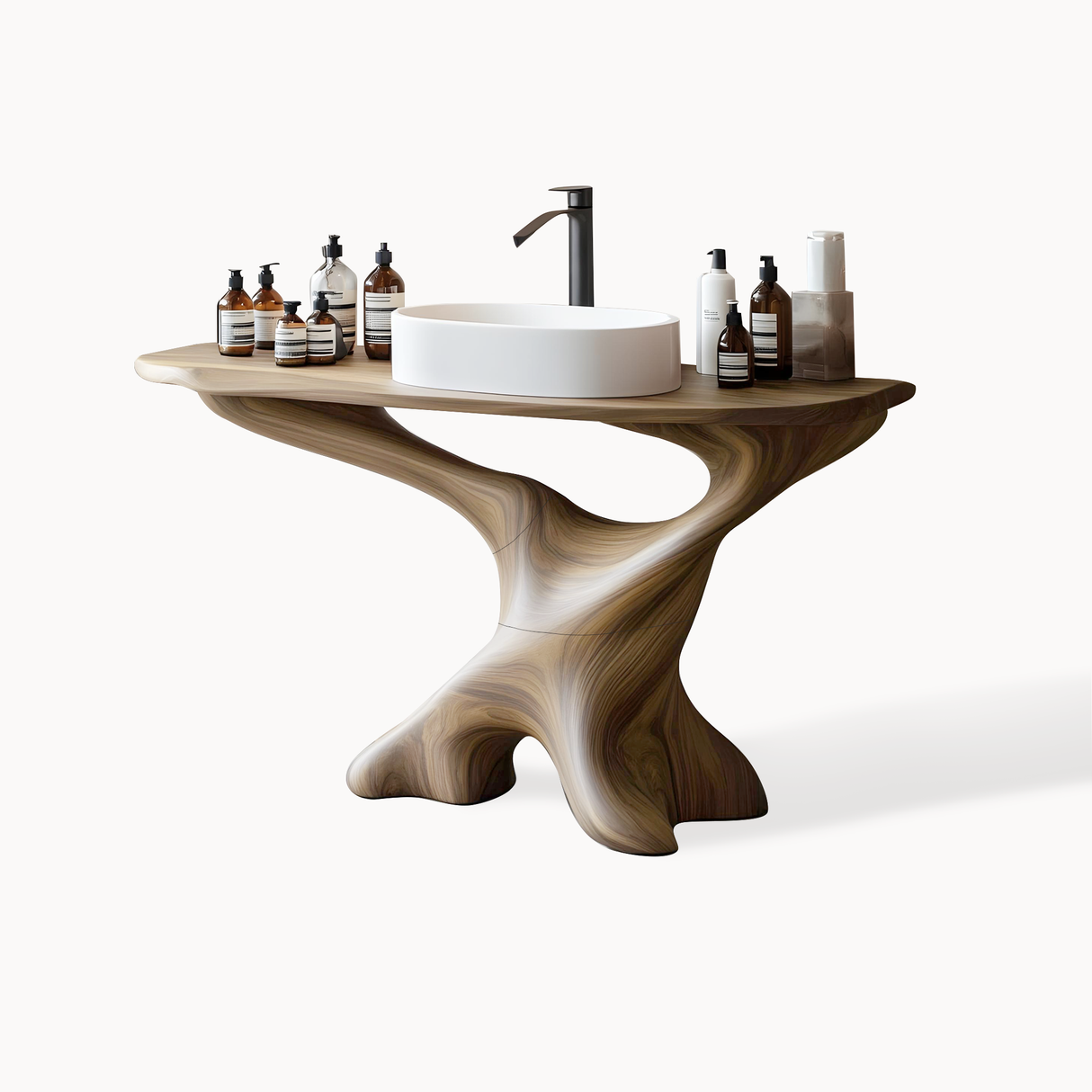 Handcrafted Solid Wood Vanity For Bathroom Decor