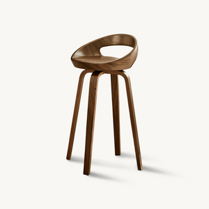 Modern Curved Bar Stools For Kitchen Island Counter Dining