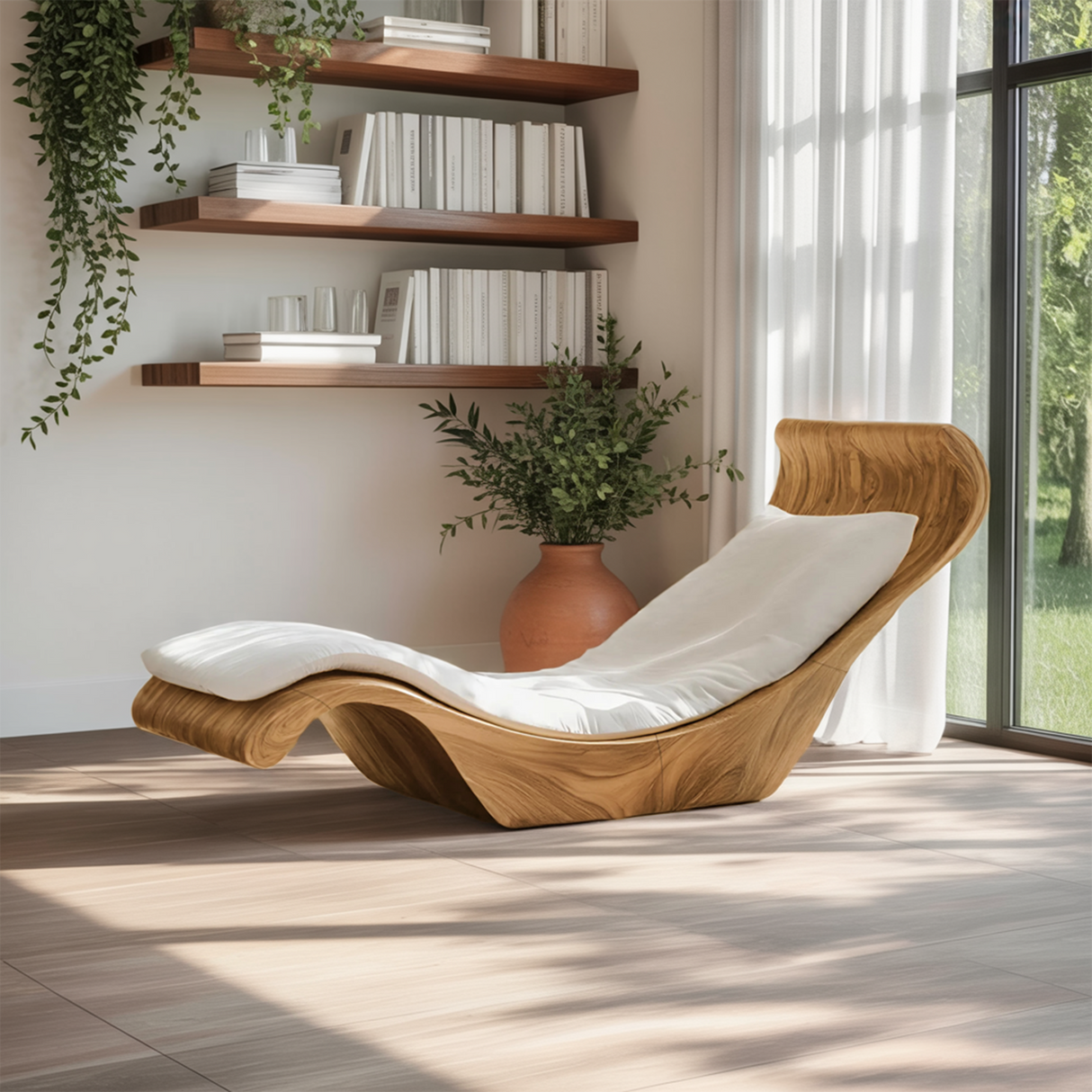 Farmhouse Wooden Daybed For Cozy Living Room Furniture Decor