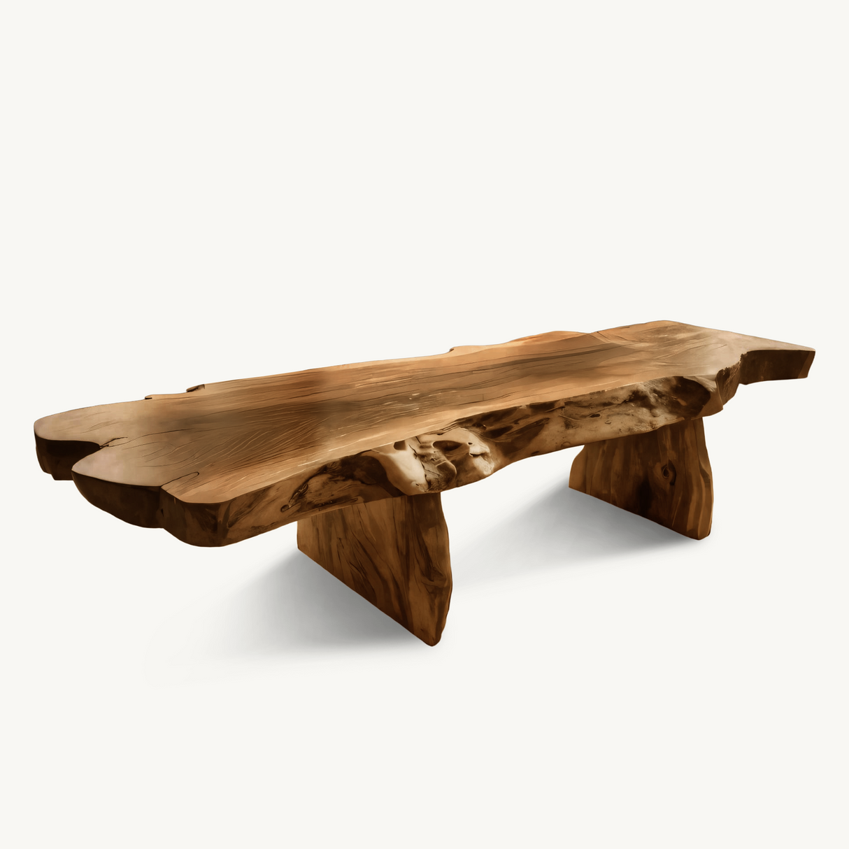Live Edge Coffee Table With Organic Slab For Living Room And Interior