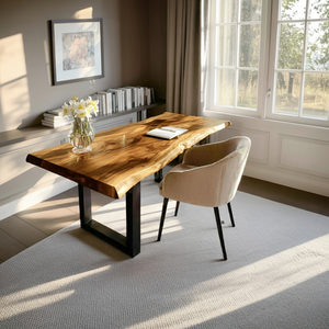 Farmhouse Solid Wood Desk For Classic Decor