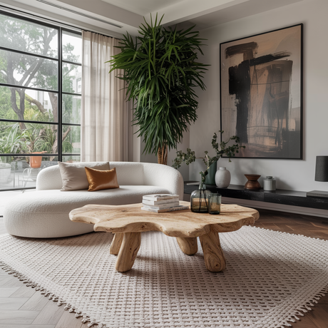 Rustic Low Table For Authentic Furniture Feel