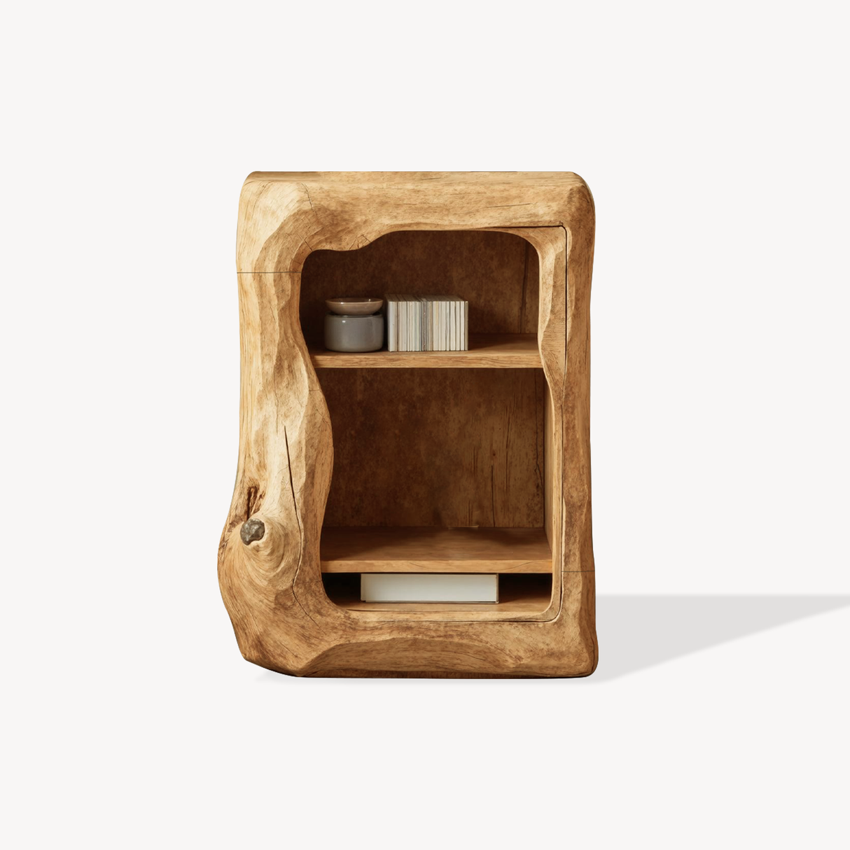 Rustic Wooden Nightstand Bedroom Furniture Essential