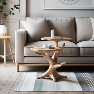 Mid Century Wooden End Table For Furniture Decor Elegant Living Room