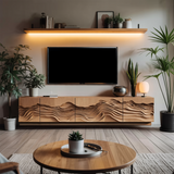Mid Century TV Console Table For Living Room Design