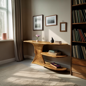Modern Solid Wood Entryway Table For Home Organization
