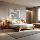 Organic Bed Frame For Bedroom Design