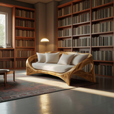 Organic Sculptural Sofa For Living Room Space