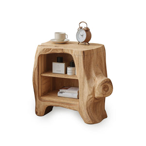 Handcrafted Wooden Nightstand For Unique Bedroom Appeal