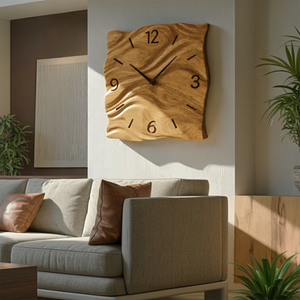 Contemporary Handcrafted  Wall Clock For Living Room Interior