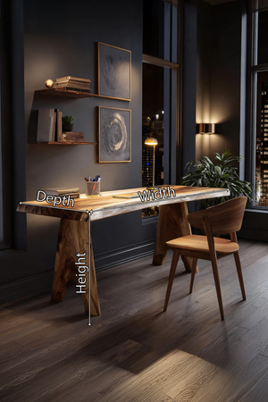 Modern Wooden Desk For Home Study And Creative Space