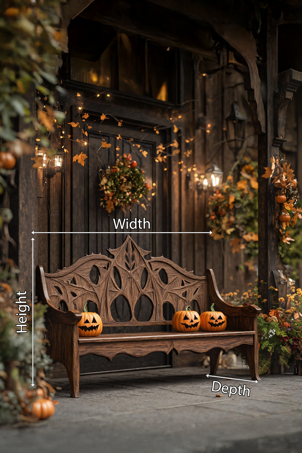 Mid Century Halloween Patio Chair For Spooky Outdoor Design