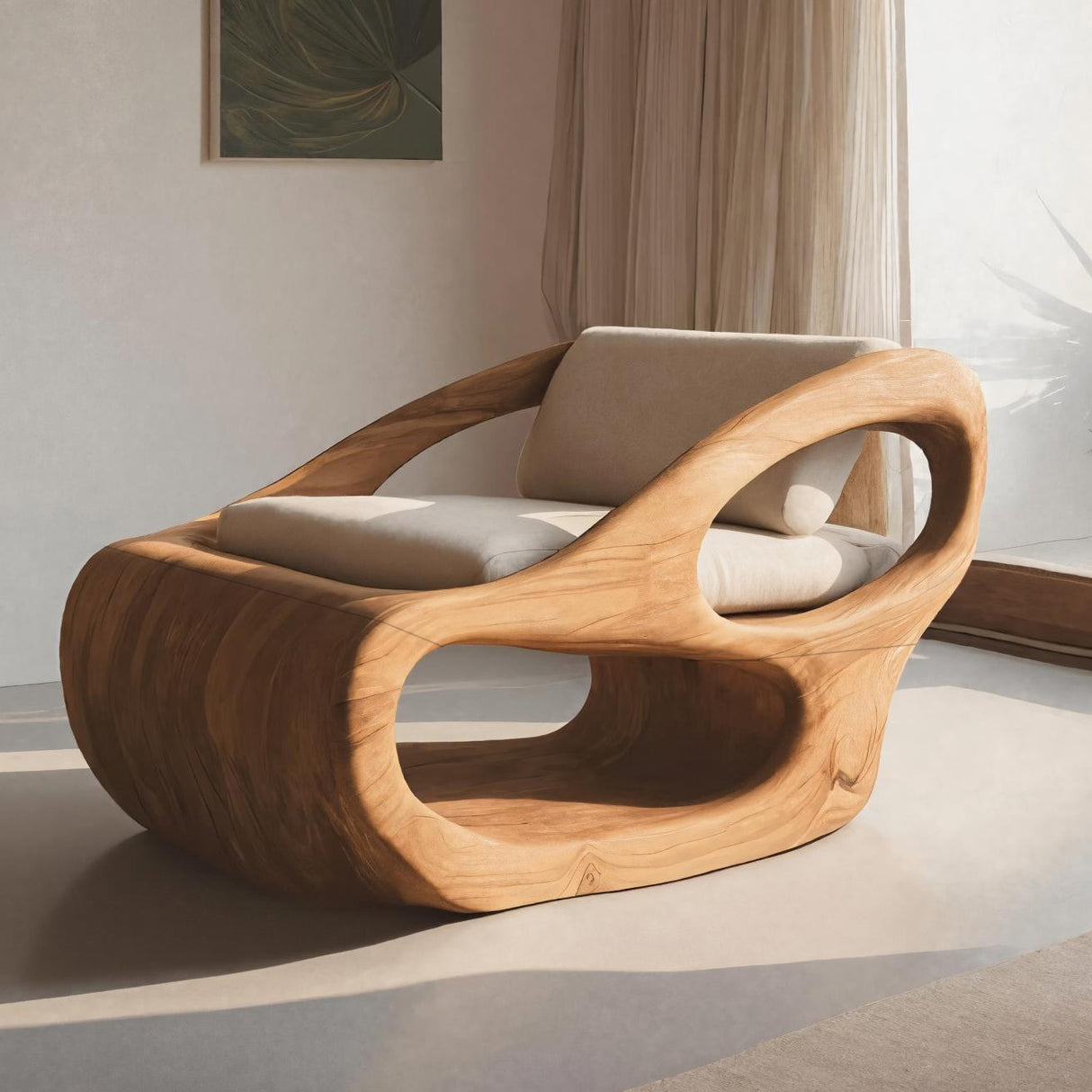 Artistic Organic Lounge Chair For Home Decor